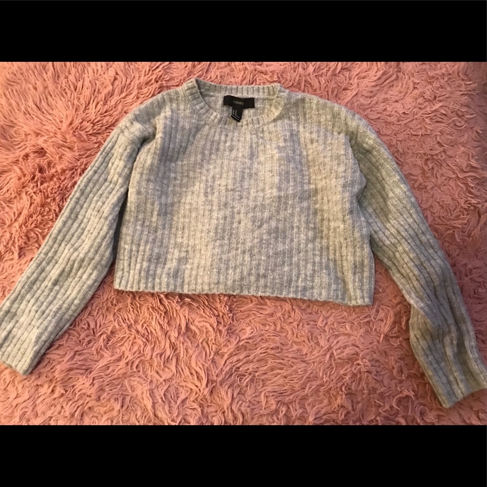 Cropped sweater from Forever 21